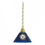 Holland Bar Stool BL1BRDkBl Dark Blue Pendant Light with Brass Finish - 120V