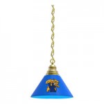 Holland Bar Stool BL1BRDkBl Dark Blue Pendant Light with Brass Finish - 120V