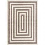 Abani Casa Collection 4' x 6' Beige / Cream Contemporary Rectangular Area Rug Abani Casa Collection 4' x 6' Beige / Cream Contemporary Rectangular Area Rug