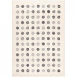 Abani Casa Collection 4' x 6' Beige / Cream Contemporary Rectangular Area Rug Abani Casa Collection 4' x 6' Beige / Cream Contemporary Rectangular Area Rug