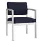 Lesro Lenox Steel Open House Navy Fabric Guest Arm Chair Lesro Lenox Steel Open House Navy Fabric Guest Arm Chair