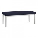 Lesro Lenox Steel Open House Navy Fabric Guest Arm Chair Lesro Lenox Steel Open House Navy Fabric Guest Arm Chair