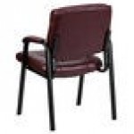 Flash Furniture BT-1404-BURG-GG Burgundy Leather Executive Side Chair with Black Frame Finish Flash Furniture BT-1404-BURG-GG Burgundy Leather Executive Side Chair with Black Frame Finish