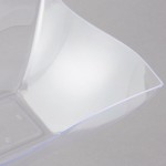 Fineline Wavetrends 128-CL Clear Plastic Serving Bowl 128 oz. - 25/Case