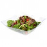 Fineline Wavetrends 128-CL Clear Plastic Serving Bowl 128 oz. - 25/Case