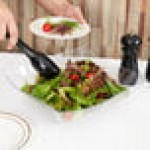 Fineline Wavetrends 128-CL Clear Plastic Serving Bowl 128 oz. - 25/Case