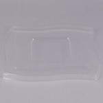 Fineline Wavetrends 128-CL Clear Plastic Serving Bowl 128 oz. - 25/Case