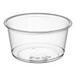 Choice 12 oz. Ultra-Clear Recycled PET Plastic Round Deli Container - 50/Pack