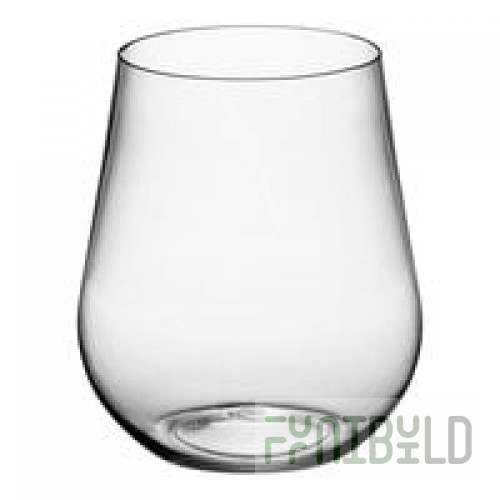 WNA Comet RESSGL14 Reserv 14 oz. Clear Plastic Stemless Wine Goblet - 64/Case