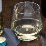 WNA Comet RESSGL14 Reserv 14 oz. Clear Plastic Stemless Wine Goblet - 64/Case