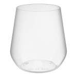 WNA Comet RESSGL14 Reserv 14 oz. Clear Plastic Stemless Wine Goblet - 64/Case