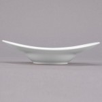 Reserve by Libbey 987659327 Silk 2.5 oz. Royal Rideau White Porcelain Appetizer Dish - 36/Case