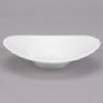 Reserve by Libbey 987659327 Silk 2.5 oz. Royal Rideau White Porcelain Appetizer Dish - 36/Case