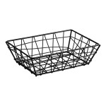 American Metalcraft BZZ95B Black Zorro Rectangular Basket - 9