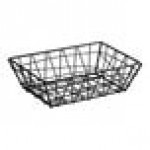 American Metalcraft BZZ95B Black Zorro Rectangular Basket - 9