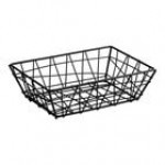 American Metalcraft BZZ95B Black Zorro Rectangular Basket - 9