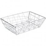 American Metalcraft BZZ95B Black Zorro Rectangular Basket - 9