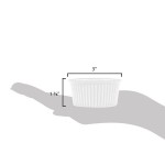 CAC RKF-3 Festiware 3 oz. Super White China Fluted Ramekin - 48/Case CAC RKF-3 Festiware 3 oz. Super White China Fluted Ramekin - 48/Case