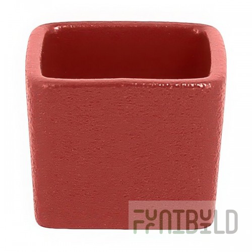 RAK Porcelain Neo Fusion 2.1 oz. Magma Dark Red Stackable Porcelain Ramekin - 12/Case