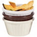GET F-635-W 3 oz. White Fluted Melamine Ramekin - 48/Case GET F-635-W 3 oz. White Fluted Melamine Ramekin - 48/Case