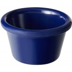 Acopa 1.5 oz. Blue Smooth Melamine Ramekin - 12/Case Acopa 1.5 oz. Blue Smooth Melamine Ramekin - 12/Case