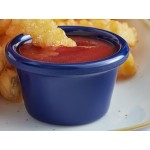 Acopa 1.5 oz. Blue Smooth Melamine Ramekin - 12/Case Acopa 1.5 oz. Blue Smooth Melamine Ramekin - 12/Case