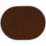 H. Risch, Inc. PLACEMATOVAL17x13BROWN 17
