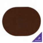 H. Risch, Inc. PLACEMATOVAL17x13BROWN 17