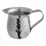 Vollrath T4710HH 10 oz. Hammer-Finished Stainless Steel Gooseneck Beverage Server