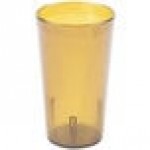 Carlisle 521213 Stackable 12 oz. Amber SAN Plastic Tumbler - 6/Pack Carlisle 521213 Stackable 12 oz. Amber SAN Plastic Tumbler - 6/Pack