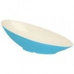 GET B-797-KL Keywest 1.1 Qt. Keylime Oval Slanted Melamine Bowl - 6/Case