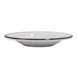 Elite Global Solutions DB10M-W Mojave Vintage California 18 oz. White Crackle Melamine Pasta / Soup Bowl - 6/Case