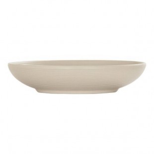 Cal-Mil Charlotte 30 oz. Taupe Coupe Melamine Bowl - 6/Case