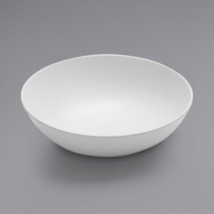 American Metalcraft Lift 94 oz. White Slanted Melamine Bowl American Metalcraft Lift 94 oz. White Slanted Melamine Bowl