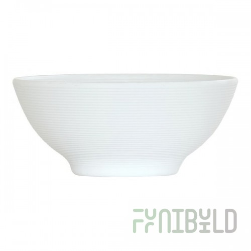 Cal-Mil Charlotte 16 oz. White Melamine Soup Bowl - 6/Case