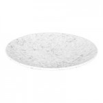 Elite Global Solutions Hermosa 67 oz. Brown Marble Embossed Melamine Bowl - 6/Case