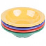 GET B-127 MIX Diamond Mardi Gras 12 oz. Melamine Bowl, Assorted Colors - 24/Case