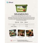 O'Food Mild Ssamjang Seasoned Soybean Paste 1 kg - 12/Case