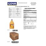 Goya 1 Gallon Naranja Agria (Bitter Orange) Marinade - 6/Case