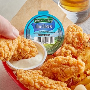 Hidden Valley Blue Cheese Dressing Cup 1.25 oz. - 96/Case