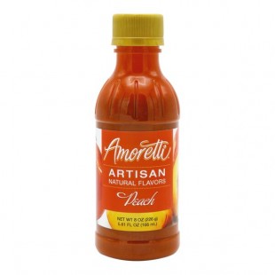 Amoretti Peach Artisan Natural Flavor Paste 8 oz. Amoretti Peach Artisan Natural Flavor Paste 8 oz.