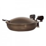 Spring USA Seasons 4 Qt. Round Bronze Stainless Steel Induction Chafer with Gold Accents 2382-597/36 Spring USA Seasons 4 Qt. Round Bronze Stainless Steel Induction Chafer with Gold Accents 2382-597/36