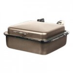 Spring USA Seasons 4 Qt. Round Bronze Stainless Steel Induction Chafer with Gold Accents 2382-597/36 Spring USA Seasons 4 Qt. Round Bronze Stainless Steel Induction Chafer with Gold Accents 2382-597/36