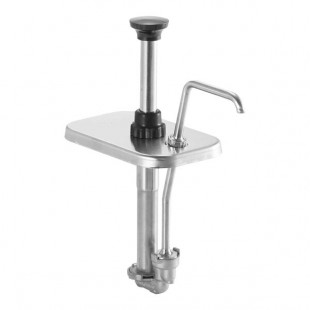 Server 1 oz. Stainless Steel Pump with Lid for Standard 2 Qt. Fountain Jar Server 1 oz. Stainless Steel Pump with Lid for Standard 2 Qt. Fountain Jar