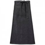 Mercer Culinary M63202DEN Metro Edge Stellar Indigo Cotton Denim Waist Apron with 2 Pockets - 15 3/4