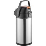 Acopa 4 Liter Stainless Steel Lined Decaf Airpot with Metal Lever Acopa 4 Liter Stainless Steel Lined Decaf Airpot with Metal Lever