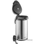 Acopa 4 Liter Stainless Steel Lined Decaf Airpot with Metal Lever Acopa 4 Liter Stainless Steel Lined Decaf Airpot with Metal Lever