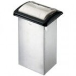 San Jamar H2005CLSS Venue In-Counter Fullfold Napkin Dispenser with Control Face - Clear