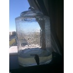 Acopa 5 Gallon Hammered Glass Beverage Dispenser