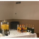 Acopa 5 Gallon Hammered Glass Beverage Dispenser